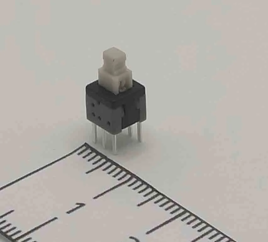Микропереключатель с фиксацией, 5.8x5.8x10mm (PS-5850A-6PL)