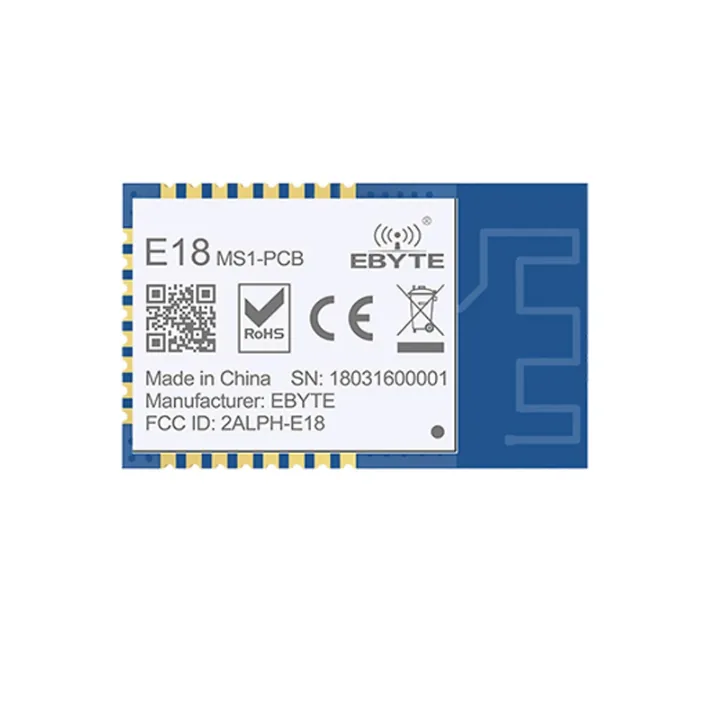 E18-MS1-PCB — Zigbee Модуль трансивера на CC2530 (2.4ГГц, 4 дБм)