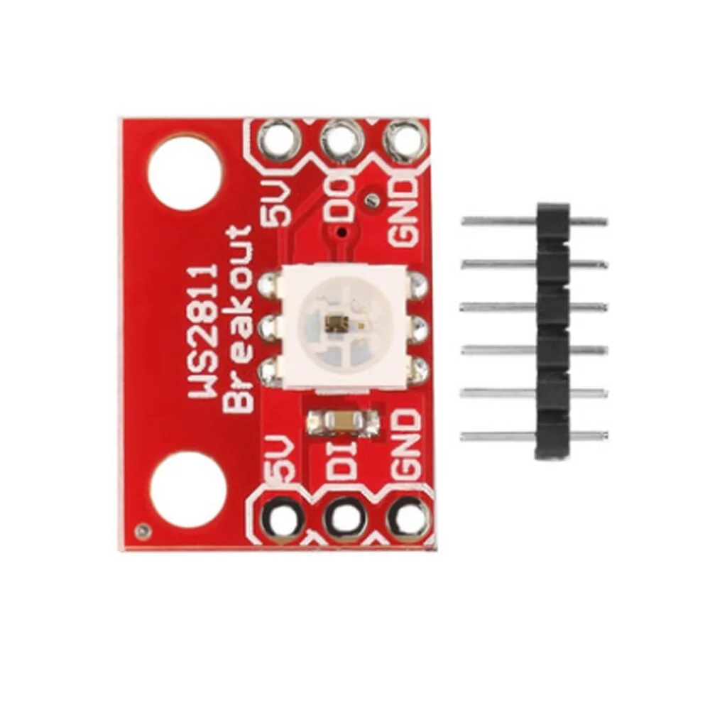 Модуль RGB LED WS2812 на плате (RED)