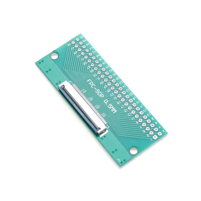 FPC-50P 0.5мм to DIP плата переходная с разъемом