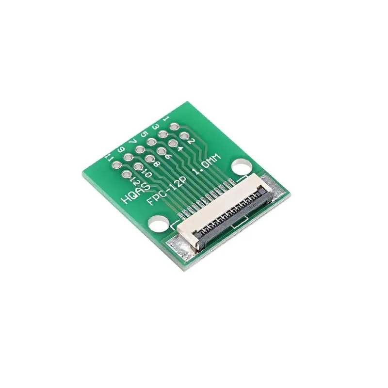 FPC-12P 1мм to DIP плата переходная с разъемом