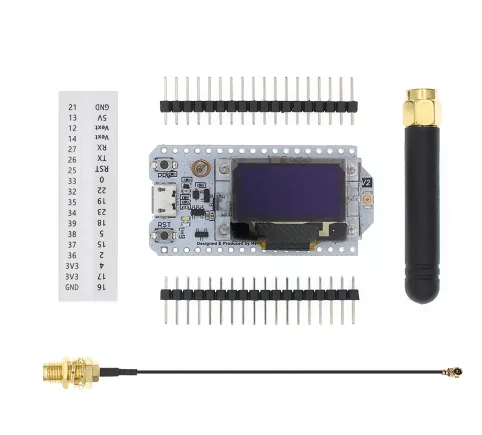 LoRa модуль, отладочная плата на базе SX1276 (868MHz-915MHz) c дисплеем