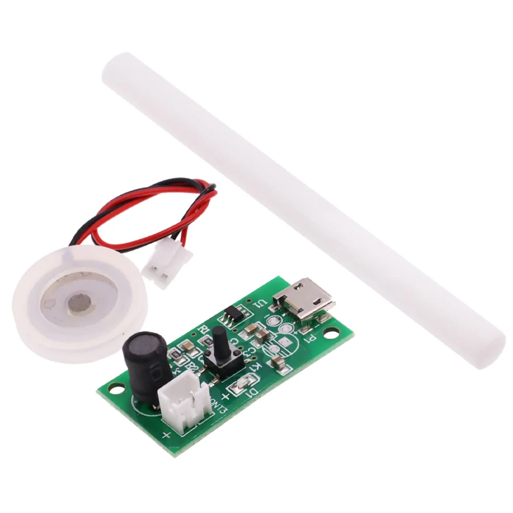 Увлажнитель воздуха на основе ультразвукового испарителя c мембраной (Micro USB, 5V, Humidifier DIY Kits)