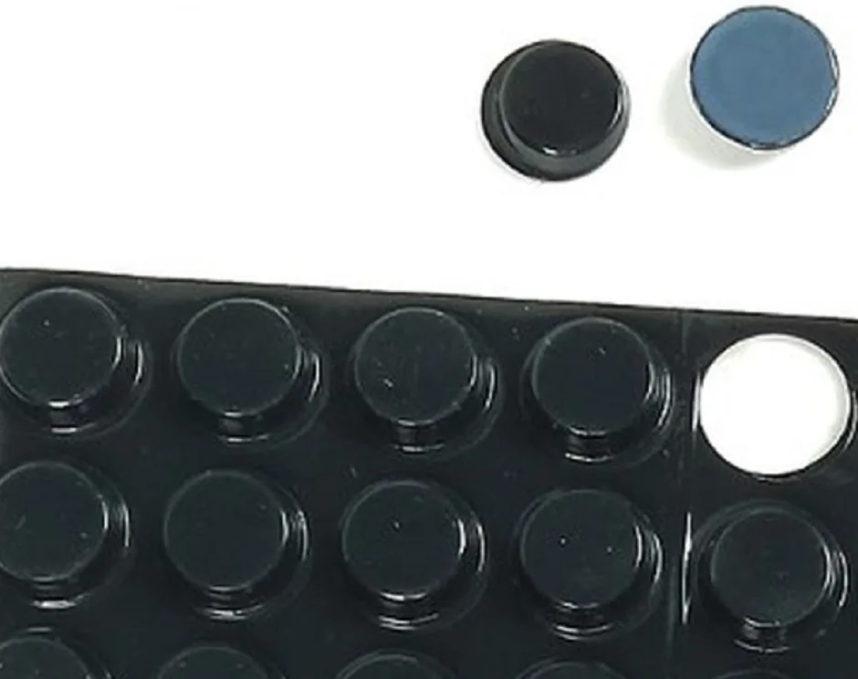 B1J, Ножка приборная (12,7х3,6 мм), самоклеящаяся, 1 шт.