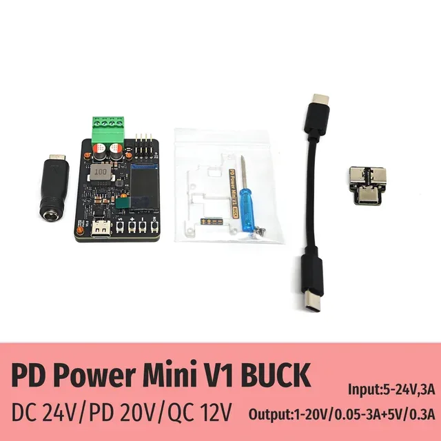 WeAct Studio PD портативный источник питания DC 20V 3A + кабель
