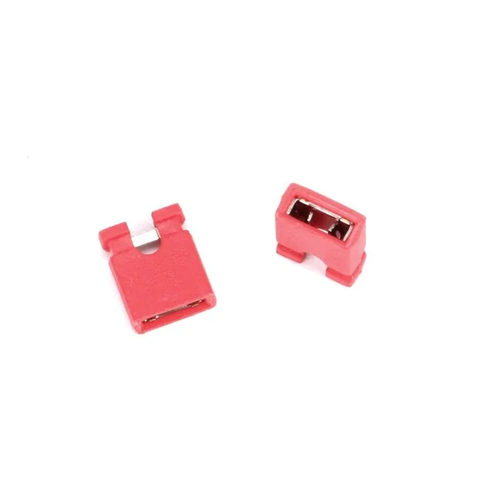 JUMPER-2.54-6-RED (DS1027), Джампер 2,54мм высота 6мм (цвет - красный)