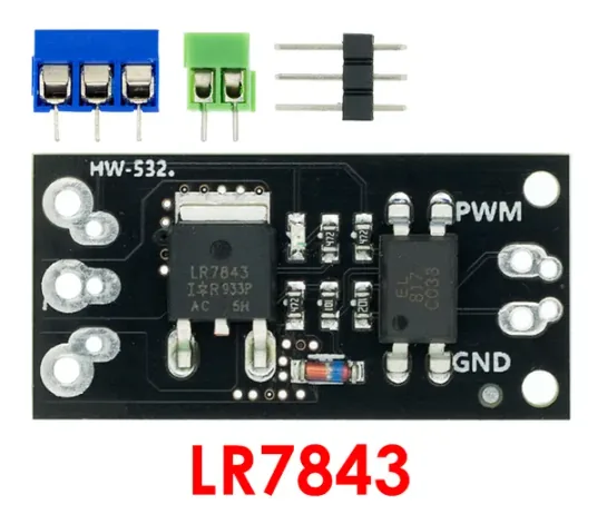 LR7843 – MOSFET модуль управления, силовой ключ (30В/161A)