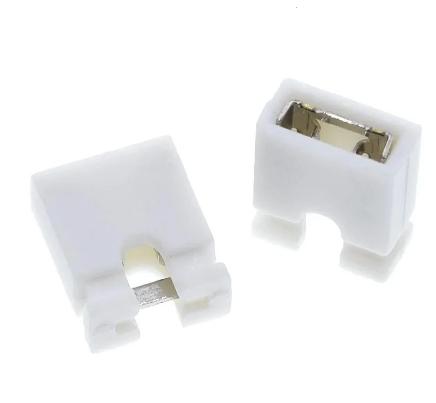 JUMPER-2.54-6-WHITE (DS1027), Джампер 2,54мм высота 6мм (цвет - белый)