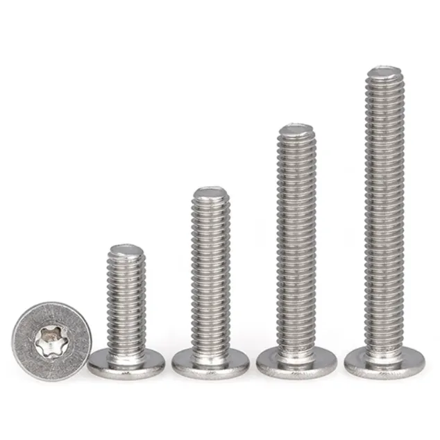 AISI 304 Винт Torx М3х8 с ультратонкой плоской шляпкой. Упаковка 10 шт.
