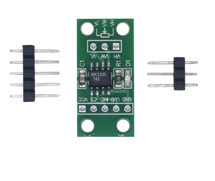 X9C103S – модуль цифрового потенциометра (до 10кОм)