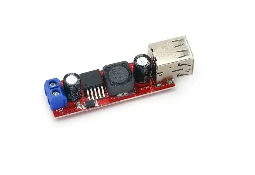 DC-DC преобразователь на LM2596 2xUSB с функцией зарядного устройства 5V 3A