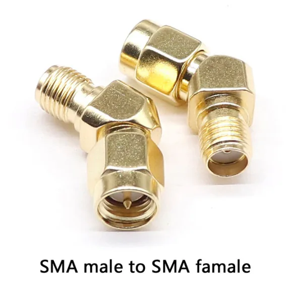 SMA(male)-SMA(female) переходник 45 градусов угловой. Переходник SMA(папа)-SMA(мама) 45 градусов угловой