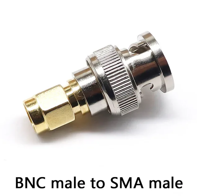 BNC(male)-SMA(male) переходник прямой. Переходник BNC(папа)-SMA(папа) прямой