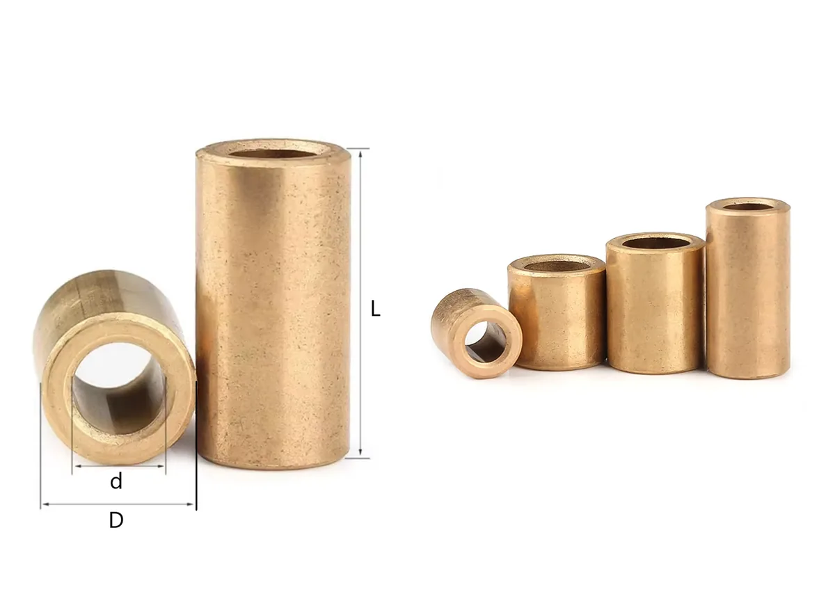 Втулка скольжения бронзовая d5-D7-L12