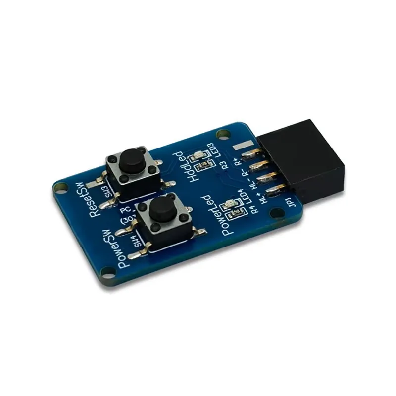 Модуль запуска материнской платы PC Boot Mini, кнопки Power/Reset, индикаторы Power/HDD