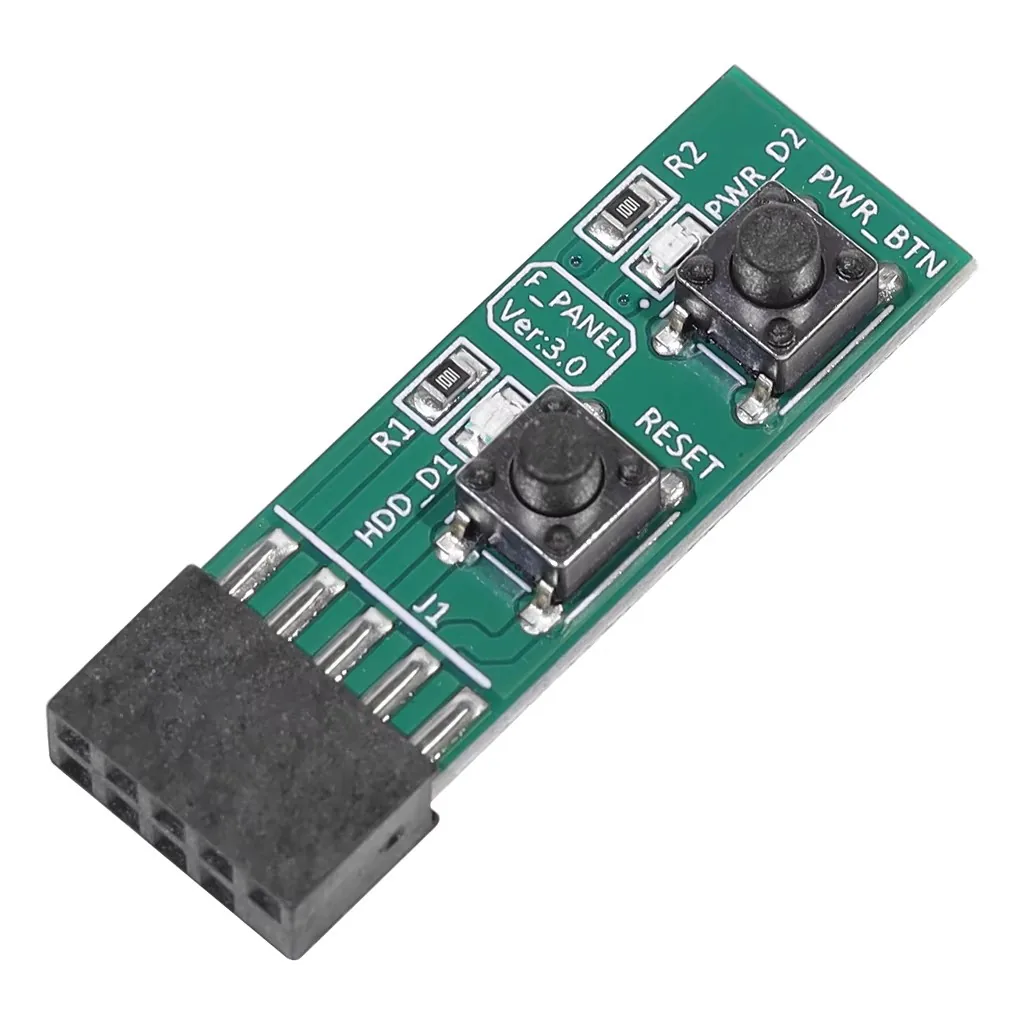 Модуль включения и перезагрузки материнской платы F_PANEL 9/10 Pin, Power/Reset